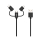 Kabel SILVER MONKEY Kabel 3w1 USB-C, Micro USB, Lightning MFI 1m SMA023